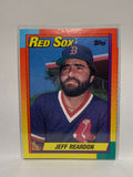 # 101T Jeff Reardon  Boston Red Sox 1990 Topps Baseball Cards