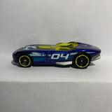 Blue Rrroadster #4 BDD04 Hot Wheels Diecast Car