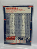 # 384 Ken Phelps  Seattle Mariners 1988 Fleer Baseball Cards