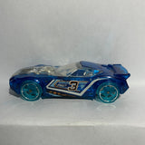 Blue Nerve Hammer X-Raycers HW Racing Hot Wheels Diecast Car
