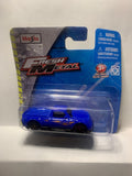 Blue Racing Pick Up Truck Fresh Metal 2018 Short Card Maisto Diecast Car