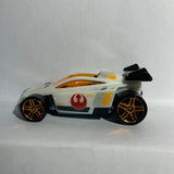 White Spectyte Star Wars Empire Strikes Back Hot Wheels Diecast Car