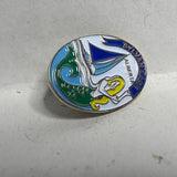 Sylvan Lake Mermaid Lighthouse Alberta  Lapel Pin