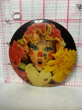 French CBC TV Clown Female  Button Pinback