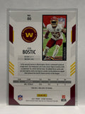 # 86 Jon Bostic  Washington Commanders 2021 Score Football Cards
