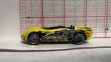 Yellow Pontiac Rageous 1998 Hot Wheels Diecast Car