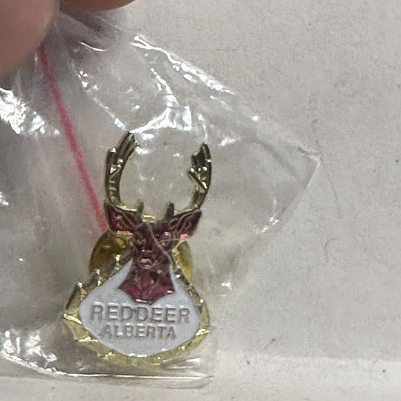 Red Deer Alberta City Logo  Lapel Pin