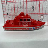 Red Coast Guard Boat Sea Rescue Unbranded Diecast Car
