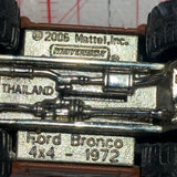 Brown Ford Bronce 1972 4X4 Pirates Matchbox Diecast Car