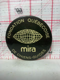 Foundation Quebec aise Mica de chiens Guides logo  Button Pinback