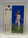 # 346 Ray Lankford  St Louis Cardinals 1991 UD Baseball Cards