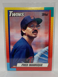# 66T Fred Manrique  Minnesota Twins 1990 Topps Baseball Cards