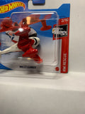 Red White Water Bomber HW Rescue GTB83 M521 2018 Short Card Hot Wheels Diecast Car
