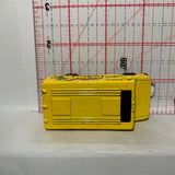 Yellow Extreme Vertical Panel Truck Fresh Metal Maisto Diecast Car