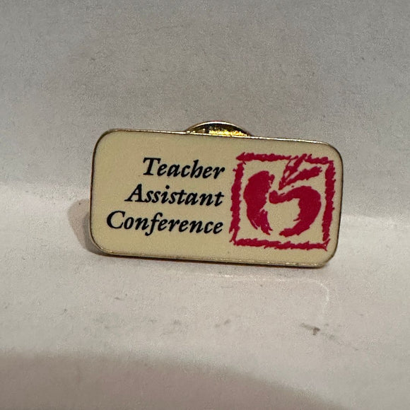 Teacher Assistant Conference Logo  Lapel Pin