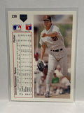 # 230 Dennis Rasmussen  San Diego Padres 1991 UD Baseball card