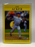 # 167 Jim Acker  Toronto Blue Jays 1991 Fleer Baseball card
