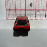 Red Rescue Pontiac Fiero Unbranded Diecast Car