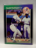 # 72 Claudell Washington  New York Yankees 1989 Donruss Baseball Cards