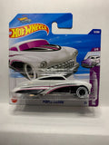White Purple Passion  HW Designed By HYX55 N521 2024 Short Card Hot Wheels Diecast Car