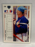 # 236 Greg Swindell  Cleveland Indians 1991 UD Baseball card