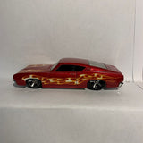 Red Flames '69 Ford Torino Talladega N3191 Hot Wheels Diecast Car