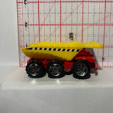 Red Dump Trck Matchbox Diecast Car