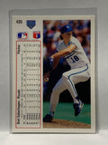 # 435 Bret Saberhagen  Kansas City Royals 1991 UD Baseball card