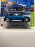 Blue '19 Mercedes-Benz A-Class HW Hatchbacks HCV27 M521 2021 Short Card Hot Wheels Diecast Car