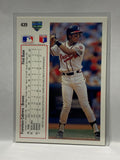 # 439 Francisco Cabrera  Atlanta Braves 1991 UD Baseball card