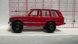 Red Flames Range Rover 1989 Hot Wheels Diecast Car