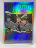 # OT-30 Connor Bedard Taylor Hall On Tour Chicago Blackhawks 2024-25 UD Series Two Hockey Cards