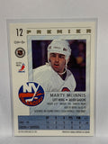 # 12 Marty McInnis  New York Islanders 92-93 O-Pee-Chee Premier Hockey Cards
