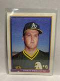 # 236 Craig Paqutte  Oakland Athletics 1991 Bowman Baseball card