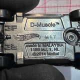 Blue D-Muscle 2014 Hot Wheels Diecast Car