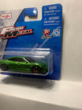 Green Porsche Taycan Turbo S Fresh Metal 2018 Short Card Maisto Diecast Car