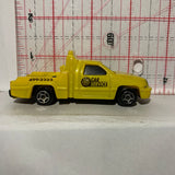 Yellow Car Service Dodge Dakota Tow Truck  Unbranded Diecast Car