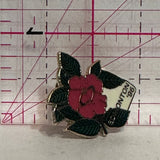 Edmonton '96 Wild Rose Flower  Lapel Pin
