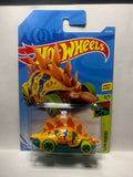 Yellow Motosaurus Dino Riders FYF46 D7C3 2017 Long Card Hot Wheels Diecast Car