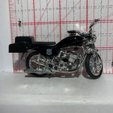 Black Police Motorcycle Unbranded Diecast Car