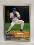 # 282 Carlos Febles  Kansas City Royals 2000 Topps Baseball Cards