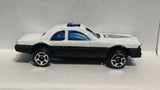 White Police  Car Unbranded Diecast Car