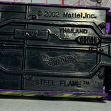 Purple Steel Flame Truck Low Rider Hot Wheels Diecast Car