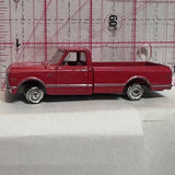 Red Chevrolet Pick Up Truck no wheels C10 2009 Greenlight Diecast Car