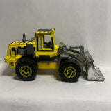 Yellow Quarry King Front End Loader 2007 Matchbox Construction Diecast Car