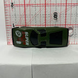 Green Super Racer Fiat Abarth Tootsie Toy Diecast Car