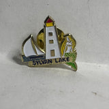 Sylvan Lake Mermaid Lighthouse Alberta  Lapel Pin