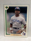 # 227 Julio Franco  Texas Rangers 1991 UD Baseball card