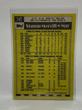 # 74T Stump Merrill Manager New York Yankees 1990 Topps Baseball Cards