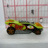Yellow Turbo Flame Wild Things  Hot Wheels Diecast Car
